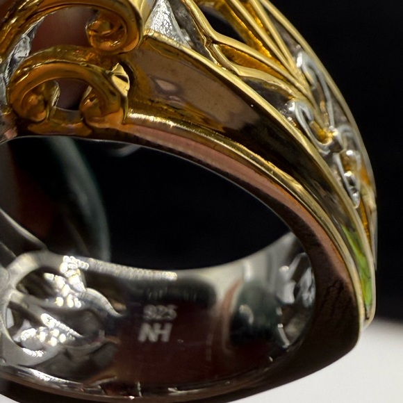 Gems En Vogue 925 Smoky Quartz Ring Sz 7.75 - Picture 5 of 6